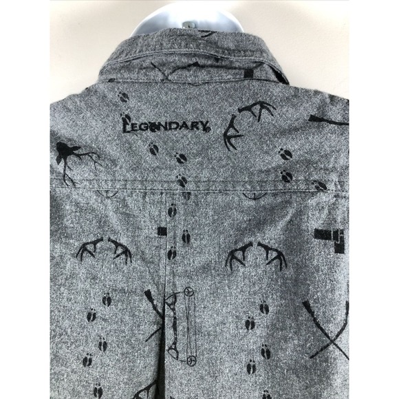 Legendary White Tails Women's Long Sleeve Flannel Tunic Top Gray XS - Picture 11 of 16